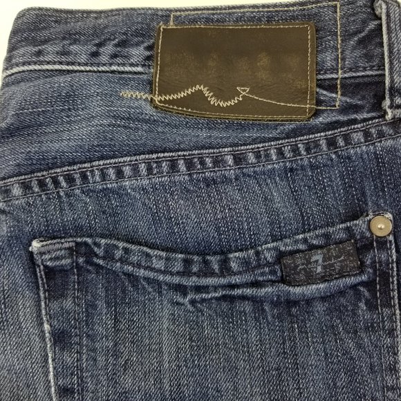 Seven 7 For All Mankind Men's Dark Jeans Standard - Picture 4 of 5